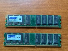 DRAM Master 1GB PC3200 DDR400 Memory RAM QUANTITY 2 picture