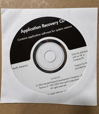 HP Application and Driver Recovery CD 2003 NEW SEALED picture