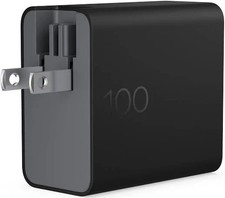 HP 100W GaN USB-C Wall Charger PD 3.0 Laptop Power Adapter 2m Cable CS9V7UT picture
