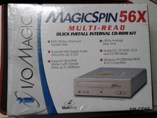 I/O Magic MagicSpin 56X Multi-Read Internal CD-ROM Kit - New Sealed Retail Box picture