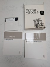 Microsoft MS-DOS 5.0 Operating System 1991 picture