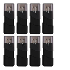 PNY P-FD64GX10ATT03-MP 64GB Attaché 3 USB 2.0 Flash Drive, Black (Pack of 8) picture