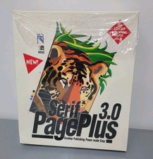 Serif Page Plus 3.0 For Windows Floppy Version - New open box - Prop picture