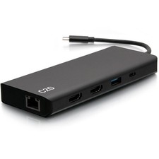 C2G USB-C® 9-in-1 Dual Display Docking Station with 60W Power Supply, picture