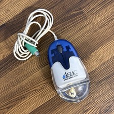 Vintage 2000s Aflac Duck Floating Aqua Mouse Frutiger Aero Y2K Clear Tech Rare picture