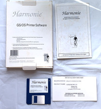 Harmonie: GS/OS Printer Software for Apple II GS; 1990; Boxed picture