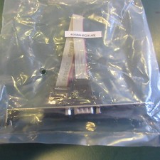 Serial DB9 Male RS232 COM Port to IDC 10pin Cable w/ Bracket For PC Motherboard picture