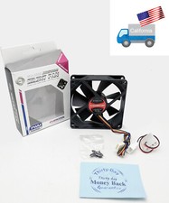 NEW Evercool 92mm x 25mm High Speed Two Ball Bearing PWM Fan, 4pin Molex Adapter picture