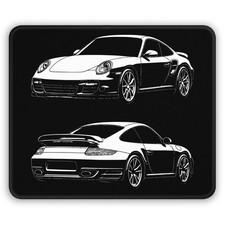 2007-2013 Porsche 911 Turbo S (997) Mouse Pad - Desk Pad Gift picture