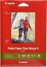 Canon Plus Glossy II PP-301 Inkjet Printer Photo Paper 20 Sheets NEW 5
