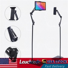 Universal 360° Tablet Holder Floor Stand Clamp Adjustable for 12-18cm Phone iPad picture