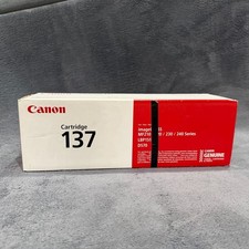 Canon Genuine Cartridge 137 Laser Printer Toner - Black BRAND NEW SEALED picture