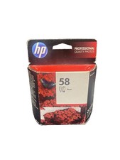 Genuine HP 58 C6658A Photo Color Ink Cartridge Exp 02/2013 Open Box OEM picture