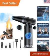 Electric Compressed Air Duster - 33,000 RPM, Rechargeable, Portable, Multi-Pu... picture