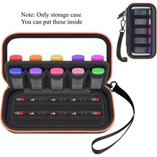 10-Slot USB Drive Organizer Case Polyester Clear Top with Divider picture