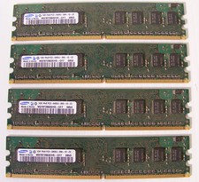 Lot of 4 Samsung M378T2863EHS-CF7 Total 4GB (4x1GB) DDR2 SDRAM Memory picture