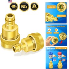 R1234YF to R134A Adapter Kit AC Refrigerant Quick Couplers for Car HVAC picture