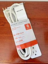 10 Brand New ~ Belkin (BE10600006-CM) Commercial Surge Protectors 6-Ft. 6-Outlet picture