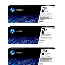 HP 78A Lot of 3 Black Toner Cartridge (CE278A) Sealed Box ✅ picture