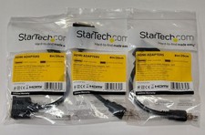 StarTech.com 8-Inch HDMI to DVI-D Video Cable Adapter - M/F  Lot of 3 New picture