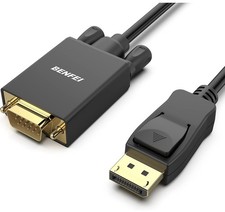 BENFEI DisplayPort to VGA 10 Feet Cable, Uni-Directional DP DisplayPort Computer picture