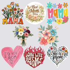 Mother's Day-Themed Stickers Customizable for Window Refrigerator picture