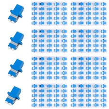 Fyboptwu - LC-LC Duplex Singlemode Fiber Optic Adapter, 200pcs LC-DpSm-200PC picture