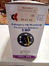 6CMP234BY 1000' Enhanced CAT6E 600MHz 4x2x23AWG(solid copper) CMP picture