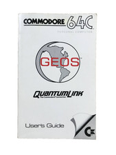 Vintage Commodore 64C GEOS QuantumLink Personal Computer OS User's Guide picture