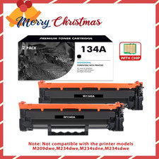 WITH CHIP 2x W1340A 134A Toner Cartridge For HP LaserJet M209dw M234dw M234sdw picture