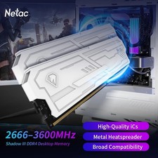 Netac Shadow III DDR4 16GB (2x8GB) 3200MHz Desktop RAM Memory Kit picture