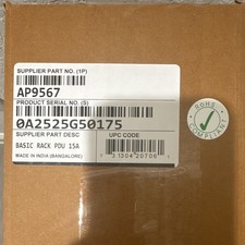 APC AP9567 Basic Rack PDU 15A 120V 8-Outlet NEMA 5-15P Black picture