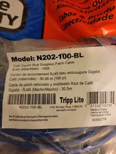 Tripp Lite N202-100-bl Category 6 Network Cable - 100 Ft Patch Blue picture