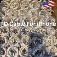 Fast Charger USB C Charging Cable For iPhone 14 13 12 11 Pro Max XR X 8 iPad Lot picture
