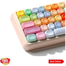 Cute Candy PBT Keycaps, Gunmy Bear MOA Keycaps Dye-Sublimation,Colorful Custo... picture