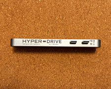 HYPER DRIVE Duo USB-C Hub Adapter, HDMI USB 3.0 USB-C, Portable, Silver picture