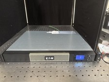 Eaton 5P550R 550VA 420W 1U Rack UPS Powers On LCD P/N 9210-2117 Used picture