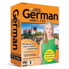 Learn How To Speak German With Instant Immersion Levels 1-3 Retail Box picture