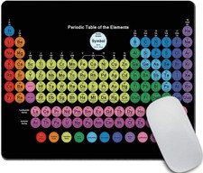 Colored Periodic Table of The Elements Pattern Desk Chemical Stationery picture