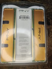 8GB 2X4 PNY PC3-1066 DDR3 1333MHz Dual Channel Memory Kit MD8192KD3-1333 NOS/NIB picture