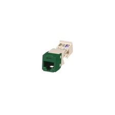 Panduit CJ688TGGR Cat-6 Jack Module UTP 10Gig RJ45 TG-Style Green picture