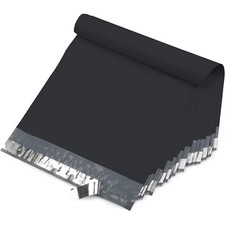Yens 14.5X19 M7-500pcs POLY MAILERS SHIPPING ENVELOPES PLASTIC BAGS-Black picture