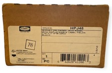 Hubbell Premise HPJ48 48-Port Unloaded Multimedia Jack Patch Panel 2U Black -NIB picture