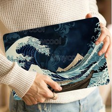 2 Pack Pattern Laptop Wave Art Decal Case Universal Netbook Skin Stickers  picture