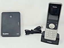 Yealink W60P DECT Cordless Handset with Base Station W60B W56H Tested Works picture