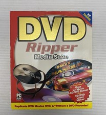 New Sealed Vintage 2004  DVD Ripper Media Suite Windows 98 -2000- XP # ROMO3802 picture