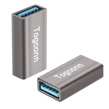 USB Coupler 2 Pack, Aluminum Shell 3.0 2 A Female to picture
