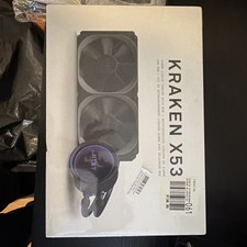 NZXT Kraken X53 RGB Liquid CPU Cooler 240mm Radiator Black RL-KRX53-01 picture