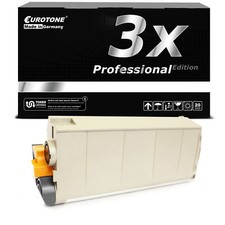 3X Eurotone Pro Cartridge BLACK For Oki C-7500-N C-7350-N C-7300-N picture
