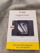 ZAGG Rugged Book Case w/ Wireless Detachable Keyboard for 10.2